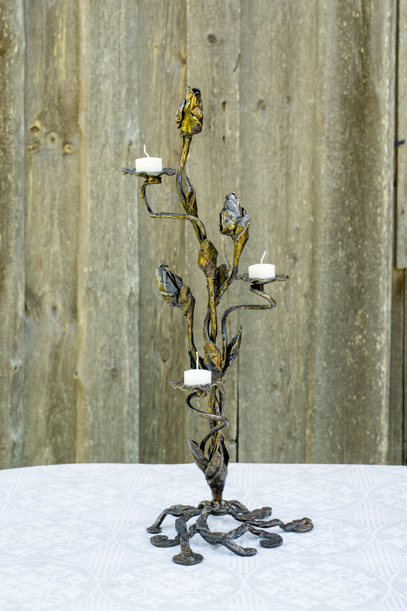 Tall Tabletop Candle Holder